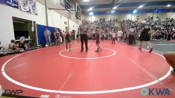 85 lbs Consolation - Jude Daugherty, Victory Youth Wrestling vs Deacon Doerr, Coweta Tiger Wrestling