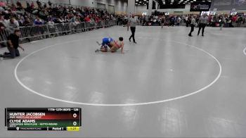 126 lbs Champ. Round 2 - Clyde Adams, Corespeed Wrestling - Hutto-Round Rock vs Hunter Jacobsen, MWC Wrestling Academy