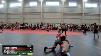 130 lbs Round 1 (8 Team) - Gavin Mason, Contenders WA Blue vs Mason Massaro, FORGE