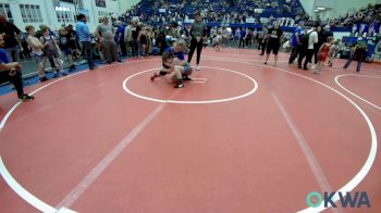 90 lbs Round Of 16 - Paige Kuczajda, Blue Devil Wrestling vs Connor Johnson, Choctaw Ironman Youth Wrestling