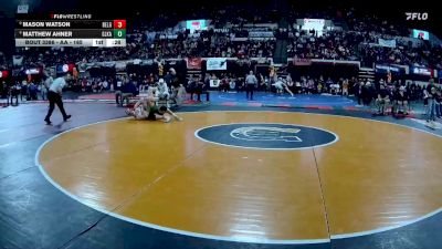 AA - 165 lbs 5th Place Match - Matthew Ahner, Glacier (Kalispell) vs Mason Watson, Belgrade