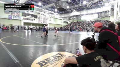 130 lbs Quarterfinal - Priscilla Monson, SAN PEDRO vs Celeste Lobos, BIRMINGHAM