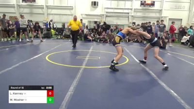 C-114 lbs Round Of 16 - Lane Kenney, VA vs Malaki Mosher, MI