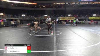 141 lbs Consi Of 16 #1 - Justin Muller, Springfield Tech vs Andrew Kakoos, Grand Valley State