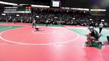 120 lbs Champ. Round 1 - Striker Kenney, CJE2 vs Payne Stoops, CAR3