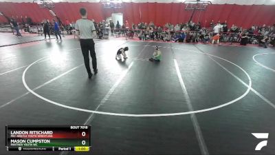 55-56 lbs Round 1 - Mason Cumpston, Panther Youth WC vs Landon Ritschard, Pec-Argyle Youth Wrestling