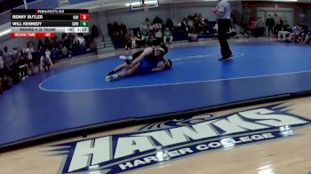 157 lbs Round 4 (8 Team) - Will Kennedy, Southwestern Michigan Community College vs Benny Butler, Harper College