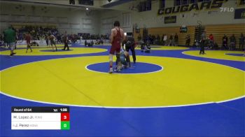 141 lbs Round Of 64 - Michael Lopez Jr., Ponderosa (CO) vs Jacob Perez, Monache