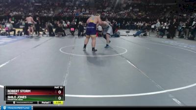 5A 285 lbs Semifinal - Robert Storm, Lewiston vs Shilo Jones, Mountain View