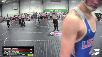 138 lbs Cons. Round 3 - William Hartlage, Northeast Georgia Mat Monstars vs Stewart Favero, Reverence Wrestling Club