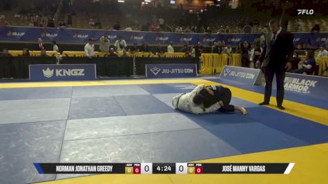 José Manny Vargas vs Norman Jonathan Greedy 2026 Pan Jiu Jitsu IBJJF Championship