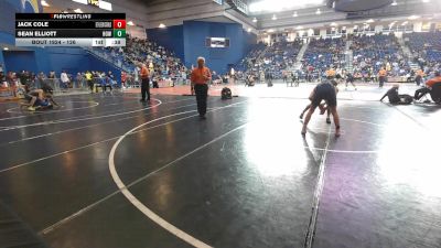 126 lbs Cons. Round 7 - Sean Elliott, Howell vs Jack Cole, Bethlehem Catholic