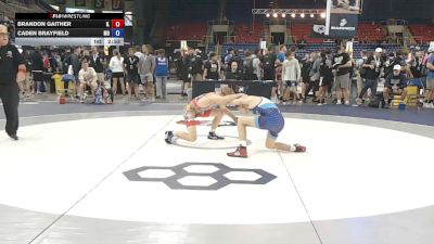 113 lbs Cons. Rd Of 64 - Brandon Gaither, Illinois vs Caden Brayfield, Missouri