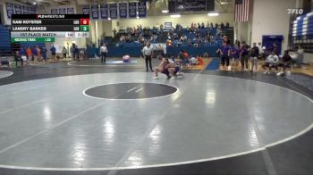 184 lbs 1st Place Match - Landry Barker, Loras vs Kam Royster, Loras