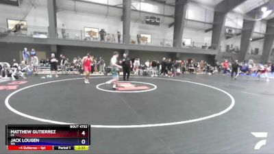 190 lbs Cons. Round 5 - Matthew Gutierrez, CA vs Jack Lougen, WA