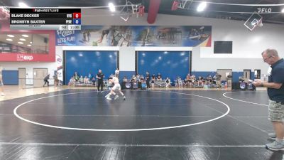 96 lbs Blake Decker, New York Gold vs Bronsyn Baxter, Pennsylvania Red