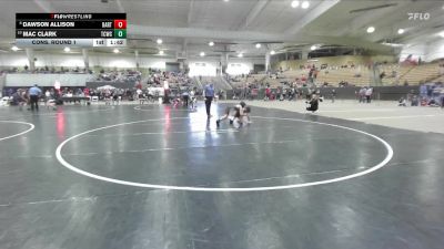 90 lbs Cons. Round 1 - Mac Clark, Smoky Bear Wrestling Club vs Dawson Allison, Elite Wrestling Academy