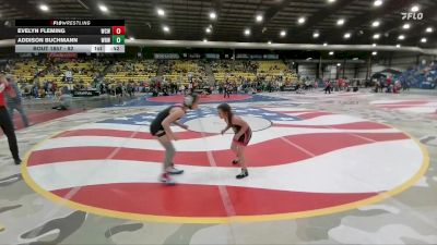 82 lbs Cons. Semi - Evelyn Fleming, Windy City Wrestlers vs Addison Buchmann, Westside Raider Wrestling