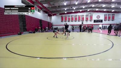 131 lbs Semis (4 Team) - Aubree Koreen, Cuesta College vs Danny Hurtado, San Joaquin Delta College