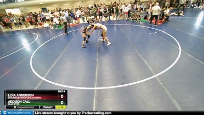 117-126 lbs Cons. Round 1 - Lidia Anderson, Sanderson Wrestling Academy vs Addison Call, Bear River