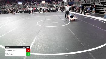 70 lbs Quarterfinal - Colton Olejnik, Purler Wrestling vs Tobias Solinger, Moyer Elite