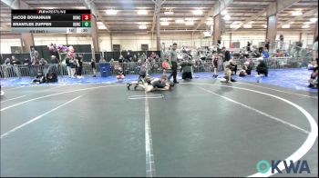 64 lbs Semifinal - Myles Huddleston, Chickasha Youth Wrestling vs Rhett Coslow, Coalgate Wildcat Wrestling Club
