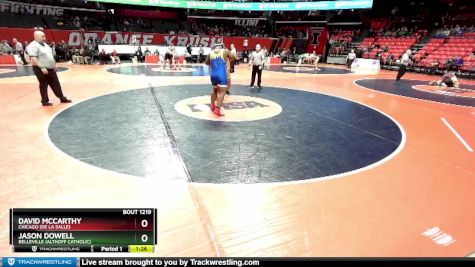 1A 285 lbs Quarterfinal - David McCarthy, Chicago (De La Salle) vs Jason Dowell, Belleville (Althoff Catholic)