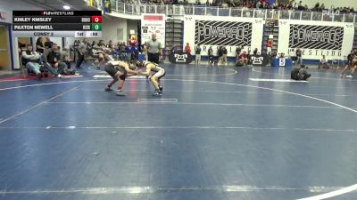 114 lbs Consy 2 - Kinley Knisley, DuBois vs Paxton Newell, Kiski Area