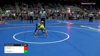 46 lbs Consolation - Bradley Alarid, Pueblo County vs Kaden Sergio, Hammer Time