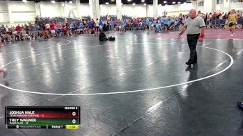 132 lbs Round 5 (8 Team) - Trey Wagner, MAWA Blue vs Joshua Hale, Team Diamond Fish Pink