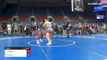 195 lbs Rnd Of 32 - Artem Loginov, California vs Deandre Rucker, Texas