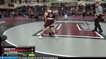 S-17 lbs Cons. Semi - Trevor Kaut, North Linn vs Cale Hoffmann, Delaware County Wrestling Club