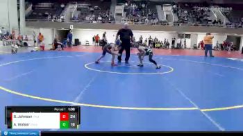 93 lbs Placement (4 Team) - Benelli Johnson, LPGE/B Wolves vs Alex Walser, Maple River/United South Central