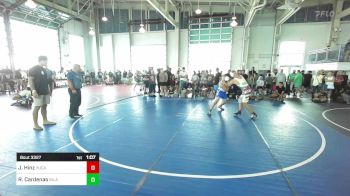 146 lbs Semifinal - Jackson Hinz, Yucaipa Thunder WC vs Robert Cardenas, Inland Elite WC