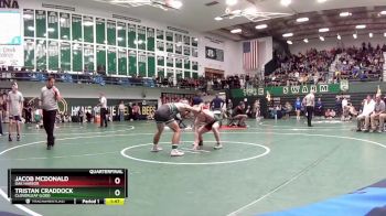 150 lbs Quarterfinal - Tristan Craddock, Cloverleaf (Lodi) vs Jacob McDonald, Oak Harbor