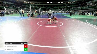 65 lbs Semifinal - Keith Lawrence, Ocean City vs Bryon Powell, Delsea