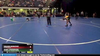 102 lbs Quarterfinal - Kasey Kavanaugh, McDominate Training Center vs Walker Borkovec, Oconto Falls