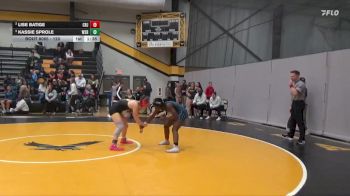 120 lbs Semifinal - Kassie Sprole, Waverly-Shell Rock vs Lise Batige, Cedar Rapids Jefferson