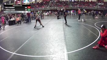 89 lbs Cons. Round 4 - Ella Eggert, Valentine Wrestling Club vs Amelia Sadd, 2TG (Girls)