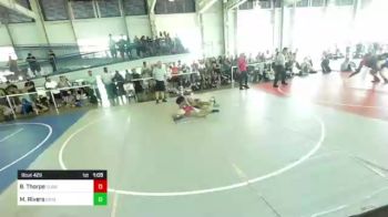 182 lbs Quarterfinal - Brian Thorpe, Sunkist Kids / Monster Garage vs Markell Rivera, Grindhouse WC