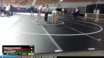 D4-175 lbs Champ. Round 1 - Trenton Blomquist, Yuma Catholic vs Dallin Adams, Benjamin Franklin