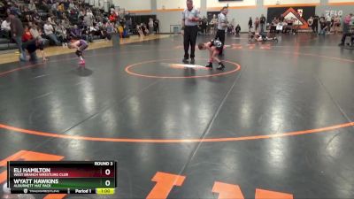 N-10 lbs Round 3 - Wyatt Hawkins, Alburnett Mat Pack vs Eli Hamilton, West Branch Wrestling Club