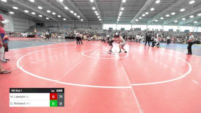 150 lbs Rr Rnd 1 - Hunter Lawson, Ohio Gold vs Colton Richard, Grit Mat Club Red