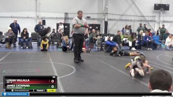 56 lbs Placement (4 Team) - Logan Vallalla, 4M vs James Catapano, Vougars Honors