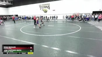 120 lbs Cons. Round 4 - Jose Santiago-Smith, Green Bay United vs Ryan Recklies, Elkhorn Area