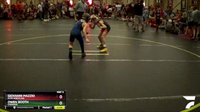 56 lbs Cons. Round 3 - Giovanni Mazzio, Elite Wrestling vs Owen Booth, Cherokee