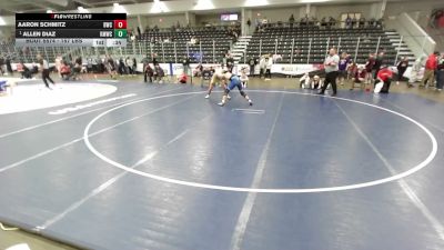 157 lbs Cons. Semis - Aaron Schmitz, Billings Wrestling Club vs Allen Diaz, Kearney MatCats Wrestling Club