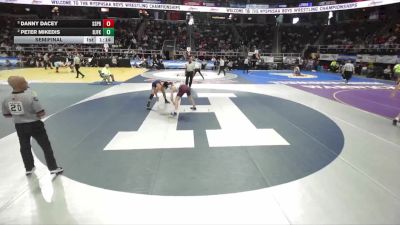 I-165 lbs Semifinal - Danny Dacey, Saratoga Springs vs Peter Mikedis, Bellmore JFK