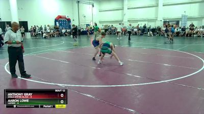 106 lbs Finals (8 Team) - Aaron Lowe, Lapeer vs Anthony Gray, Eagle Empire Black