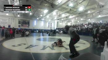 100 lbs Champ. Round 1 - Annyssa Morales, Camarillo vs Madison Tolentino, Northview